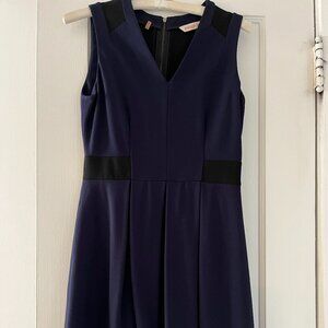Rebecca Taylor Navy and Black Dress